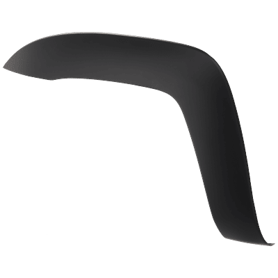 Replacement Fender Flares Plastic Textured Black, Front, Driver Side, 1-year unlimited-mileage warranty REPT221306