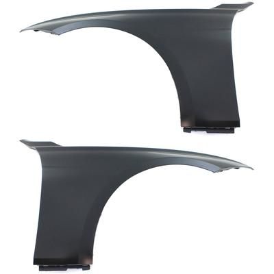 Replacement Fender Steel Primed, Front, Driver & Passenger Side, 1-year unlimited-mileage warranty SET-REPB220161