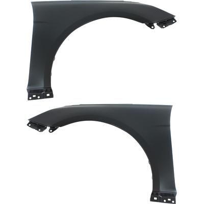 Replacement Fender Steel Primed, Front, Driver & Passenger Side, 1-year unlimited-mileage warranty SET-REPH220127Q