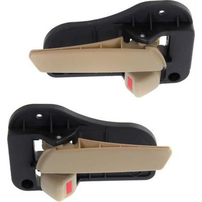 Replacement Interior Door Handle Beige, Front or Rear, Driver & Passenger Side, 1-year unlimited-mileage warranty SET-REPK462301