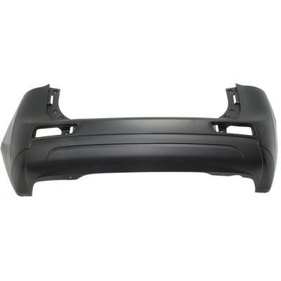 Replacement Bumper Cover Upper - Primed, Lower Textured, Rear, 1-year unlimited-mileage warranty REPMB760102P