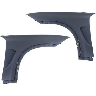 Replacement Fender Plastic Primed, Front, Driver & Passenger Side, 1-year unlimited-mileage warranty SET-REPB220169
