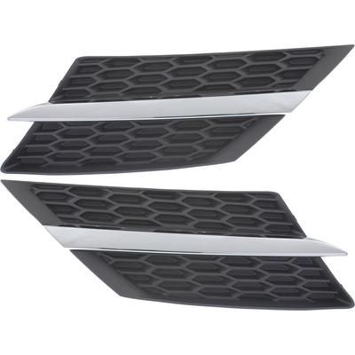 Replacement Grille Assembly Plastic Textured Black Grille, 1-year unlimited-mileage warranty SET-REPT070303