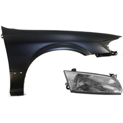 Replacement Fender Steel Primed, Front, Passenger Side, 1-year unlimited-mileage warranty KIT-111416-08