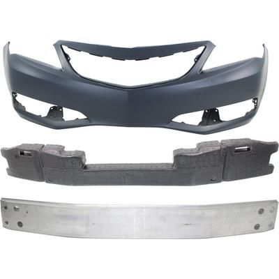 Replacement Bumper Cover Primed, Front, 1-year unlimited-mileage warranty KIT-011116-31