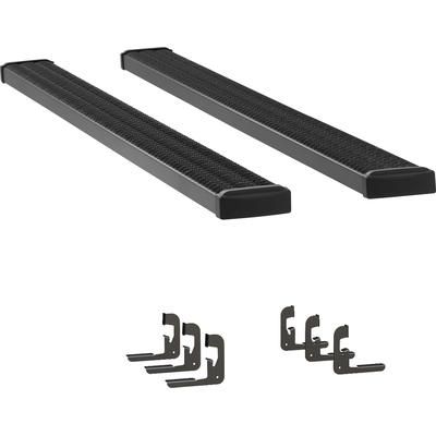 Luverne Running Boards Aluminum Powdercoated Textured Black 7 in. Grip Step Series, 415078-401443
