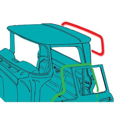 Brothers Trucks Rear Window Seal, Lifetime Limited Warranty RWG87DX