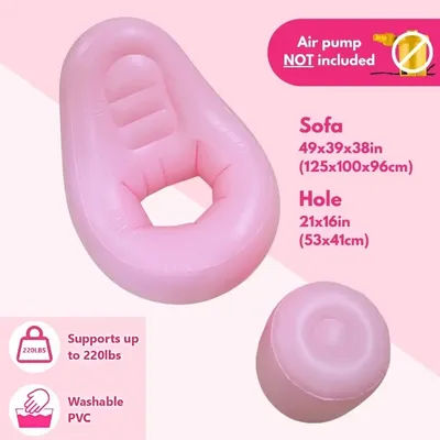 BBL Chair for Surgery Pregnancy Relax, BBL Lift Recovery Pillow After Surgery for Butt, BBL Chair Inflatable Sofa Couch Lounge