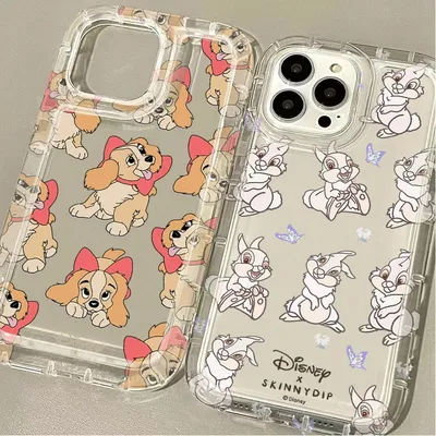 Disneys Animal Cute Dog Rabbit Phone Case for Samsung Galaxy A55 A35 A15 A54 A34 A24 A14 A05 A04 A13 A73 A53 A33 A23 4G 5G Cover