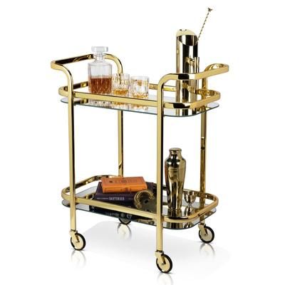 "Viski Belmont Bar Cart"