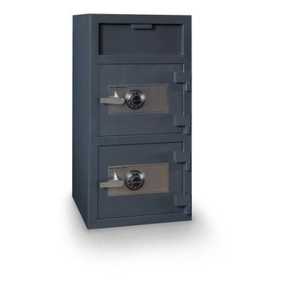 Hollon Double Door Depository Safe, Dual Dial Locks / 40" X 20" X 20"