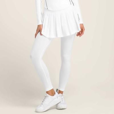 Wilson Midtown Skirt Tight Women's Tennis Apparel Bright White