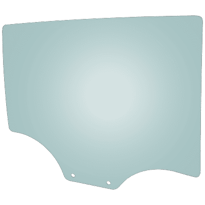 JC Whitney Door Glass, Rear, Passenger Side, 1-year unlimited-mileage warranty JRC48130027