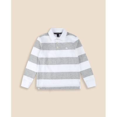 Brooks Brothers Boys Rugby Shirt | Grey/White | Size 10