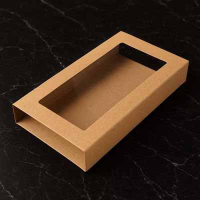 Kraft Slip Cover for Round Cookie Tackle Box 2 11/16" x 3/4" x 5" 25 pack KR21O