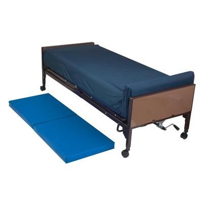 Medline Bi-Fold Fall Mat, Vinyl, 24" x 66" x 2", 1 EA (MDTFM24662BI)