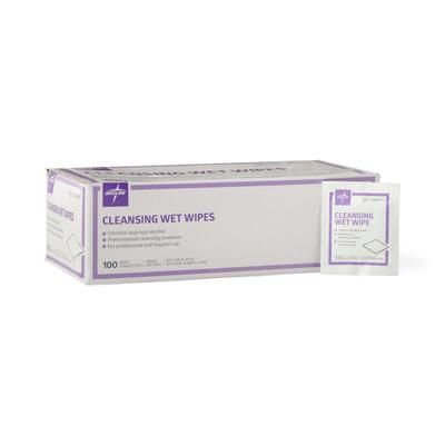 Medline Cleansing Towelettes with Isopropyl Alcohol, 5" x 7", 1000/CS (MDS094184)