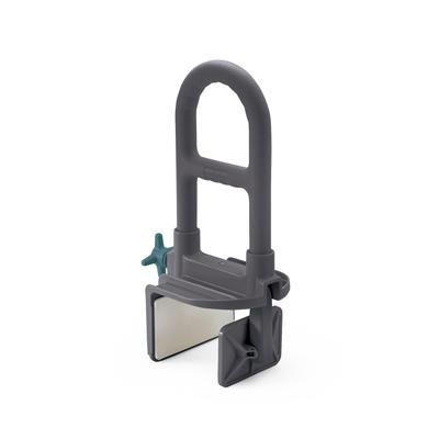Medline Deluxe Bathtub Grab Bar with Microban, 250 lb. Capacity, Gray, 1 EA (MDS86321WPMGH)