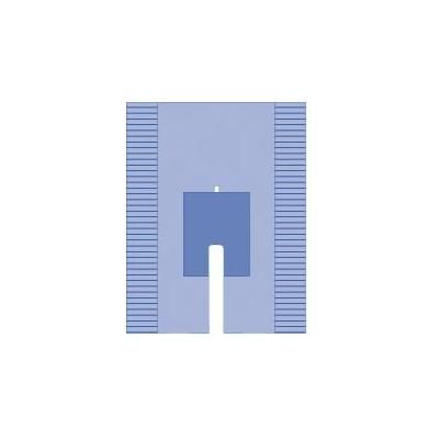 Medline Split Drape, 77" x 120", 30/CS (SPT-2458ACS)