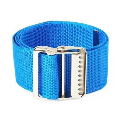 Medline Polypropylene Gait Belt with Metal Buckle, 60", Blue, 1 EA (MDT821207BLU)
