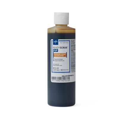 Medline Povidone Iodine (PVP) Scrub Solution, 8 oz., 24/CS (MDS093948)