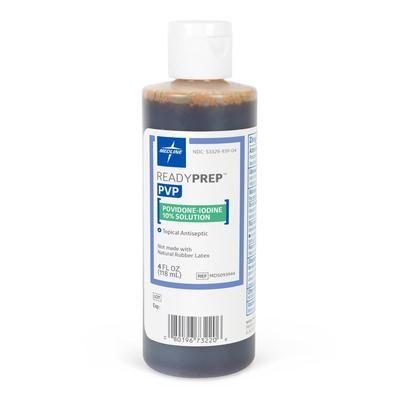 Medline Povidone Iodine Prep Solution, 4 oz., 48/CS (MDS093944)