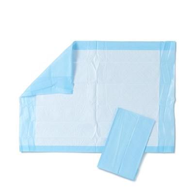 Medline Protection Plus Underpad, Moderate Absorbency, 17" x 24", Blue, Bulk Packaged, 300/CS (MSC281230)
