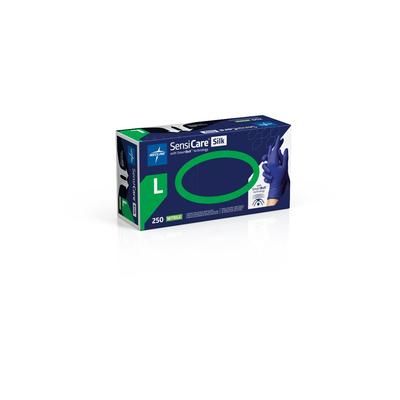Medline SensiCare Silk Nitrile Exam Gloves with SmartBoX Technology, Size L, 2500/CS (MDSXB7586)