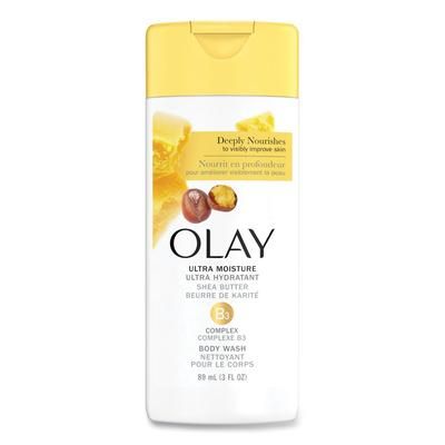 Olay Ultra Moisture Body Wash, Shea Butter Scent, 3 oz, 24/Carton (PGC86410)