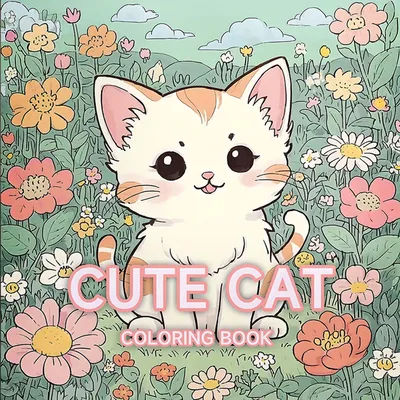 Cute Cat Coloring Book for Adults Teens Featuring Adorable Creatures in Cozy Hygge Moments for Relaxation Gift