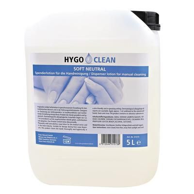 Hygoclean Sapone liquido Soft Neutral 5 l