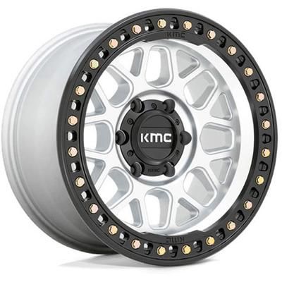 KMC Wheel Aluminum Machined, Lifetime Limited Warranty on Structure; 1 Year Finish KM54929080500