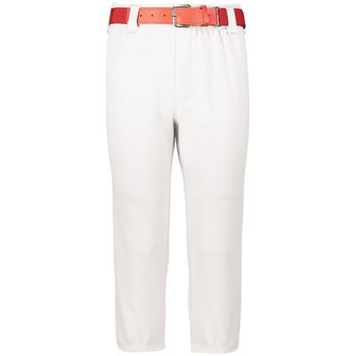 Augusta Sportswear 6850 Athletic Gamer Pull-Up Baseball Pant with Loops in White size Small | Polyester