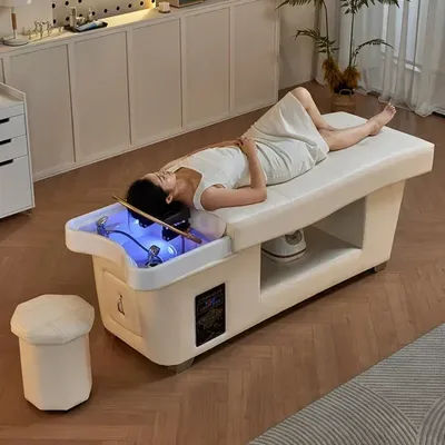 Japanese Head Spa Bed Shampoo Headspa Salon Chairs Hairdresser Chair Hair Stylist Silla De Pedicure Spa Beauty Salon Furniture