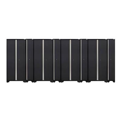 NewAge Garage Cabinets PRO Series Grey 4 x Multi-Use Lockers and 4 x Sports Lockers Set