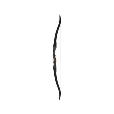 October Mountain Mountaineer Dusk Recurve Bow OMP2216250 Black OMP2216250