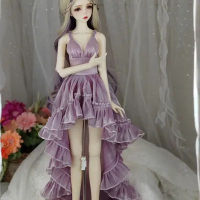 (Customized) 1/3 1/4 1/6 Doll's Clothes for 60/45/30cm Bjd Doll Diy Girl Toys Princess Skirt Dress Up Doll Accessories, No Doll