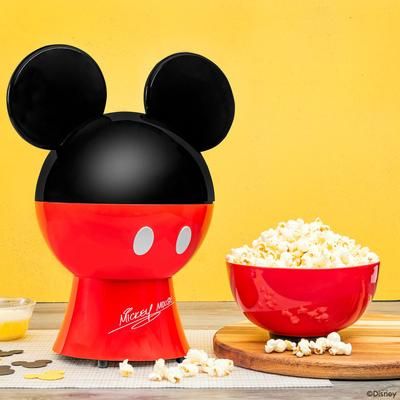 Disney Mickey Mouse Popcorn Maker by UNCANNY BRANDS in Red (Size OS)