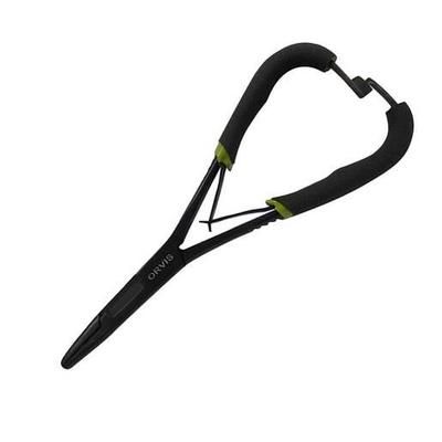 Orvis Mitten Clamp Forceps - Cobalt Black 6in