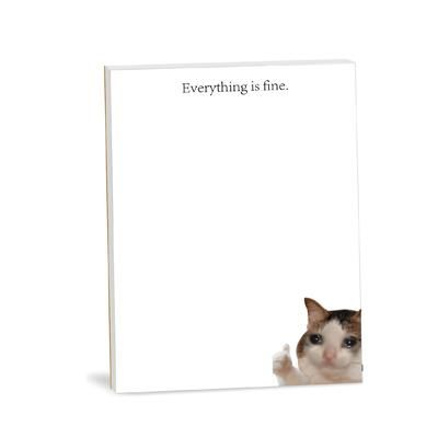 TEMU Everything Is Notepad - 4 X 5.25 Inch, 50 Sheets - Cute Memo Pad - Novelty Gag Gift For , And Coworkers