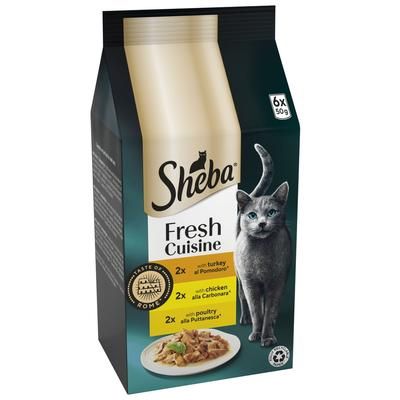 12x50g Fresh Cuisine Taste of Rome Sheba Wet Cat Food