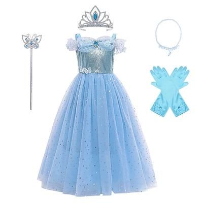 Settimana del libro 2026, vestito da bambina, vestito da cosplay, vestito da principessa, tinta unita, senza maniche, costumi da festa, costume patchwork in rete, dolce vestito midi da festa in pizzo, vestito in tulle, estate primavera 4 anni