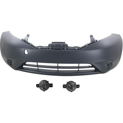 Replacement Bumper Cover Primed, Front, 1-year unlimited-mileage warranty KIT-BCFL-0935