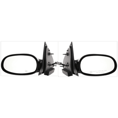 JC Whitney Mirror Paintable, Driver & Passenger Side, 1-year limited warranty SET-JST16ER