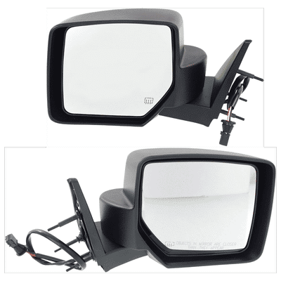 JC Whitney Mirror Textured Black, Driver & Passenger Side, 1-year limited warranty SET-JDG56ER