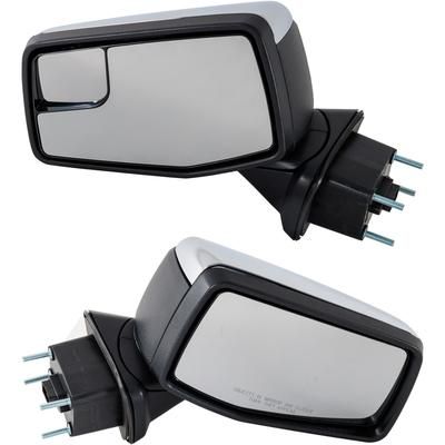 JC Whitney Mirror Chrome, Driver & Passenger Side, 1-year limited warranty SET-JGM224ER-S