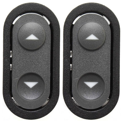 JC Whitney Window Switch Gray, Front, Driver & Passenger Side, 1-year unlimited-mileage warranty SET-JARBC505203