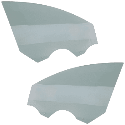 JC Whitney Door Glass, Front, Driver & Passenger Side, 1-year unlimited-mileage warranty SET-JRB48010015
