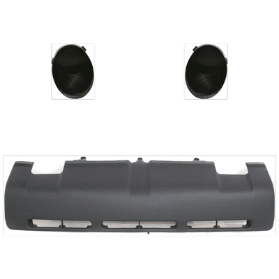 Replacement Valance Plastic Textured, Front, 1-year unlimited-mileage warranty KIT-072924-C3110