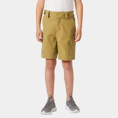 Helly Hansen Juniors' HH Quick-Dry Cargo Shorts Brown 140/10
